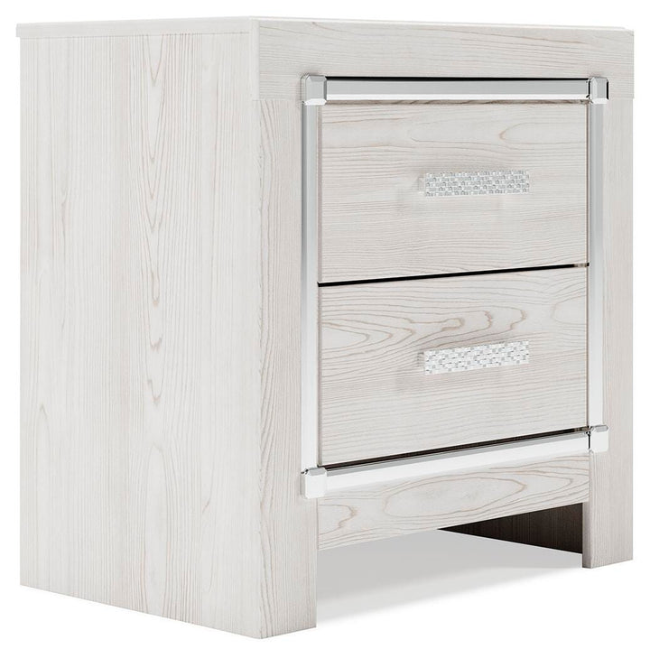 Altyra King Storage Bed, Chest and 2 Nightstands - White (18)