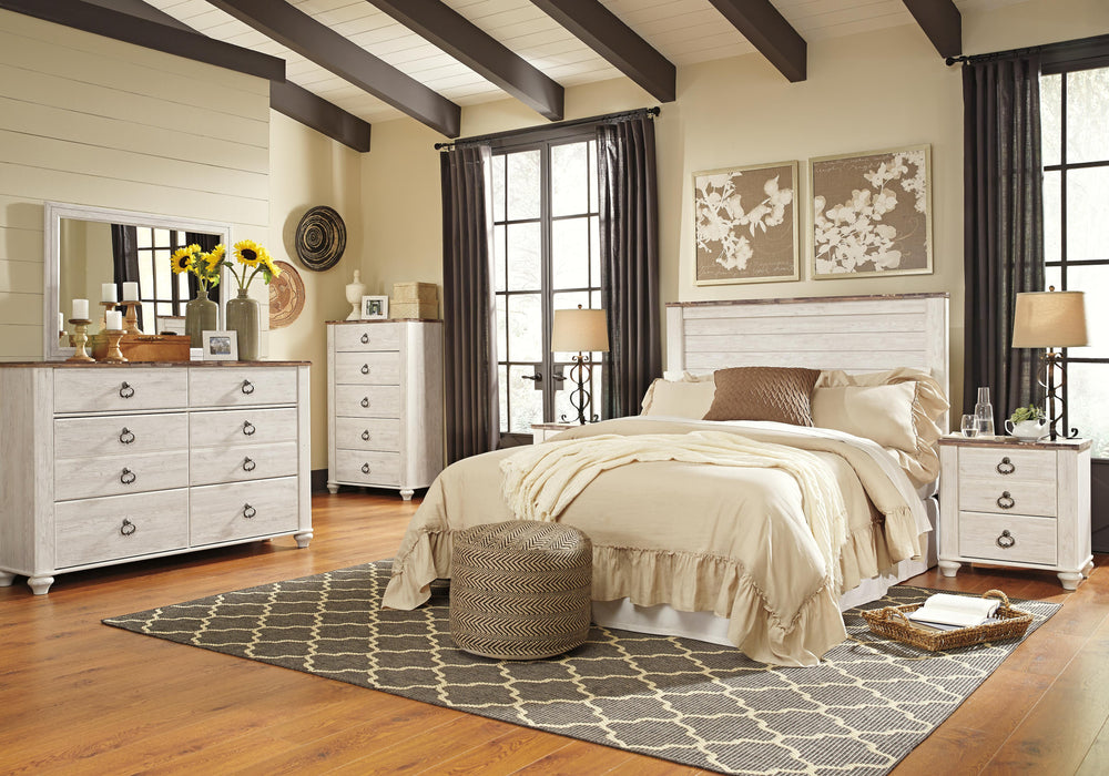 Willowton Chest of Drawers - Beige (4)