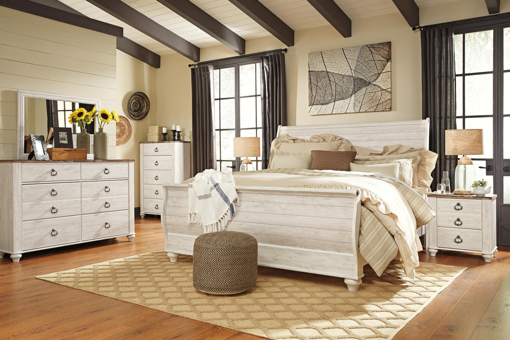 Willowton Chest of Drawers - Beige (5)