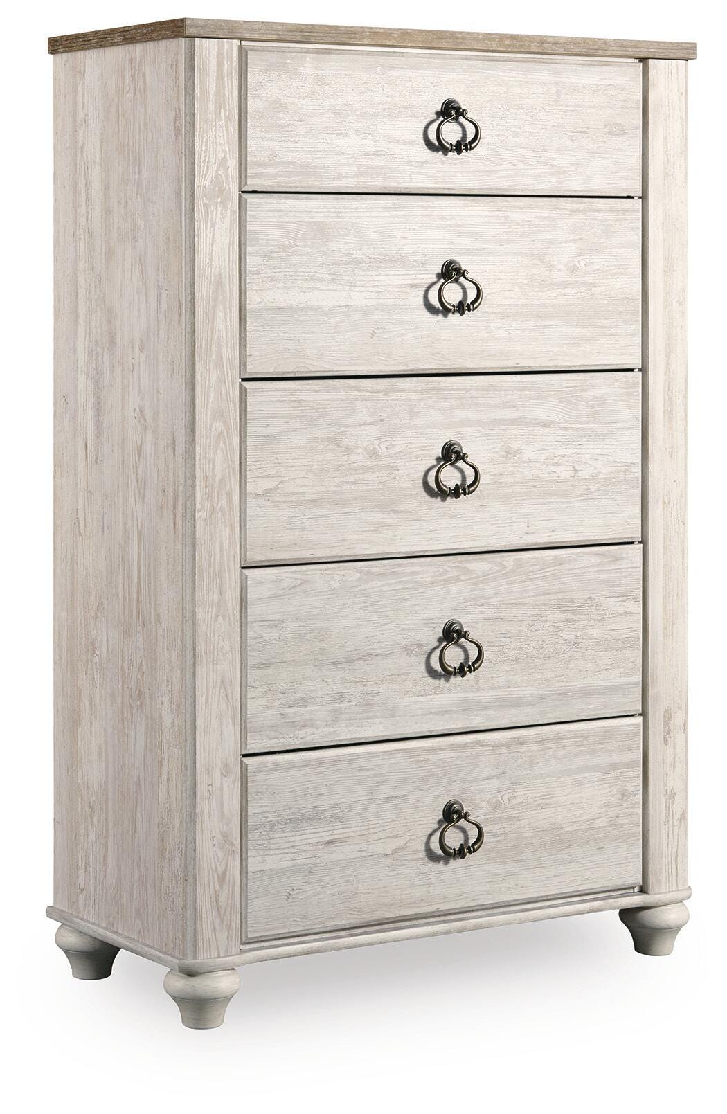 Willowton Chest of Drawers - Beige (1)