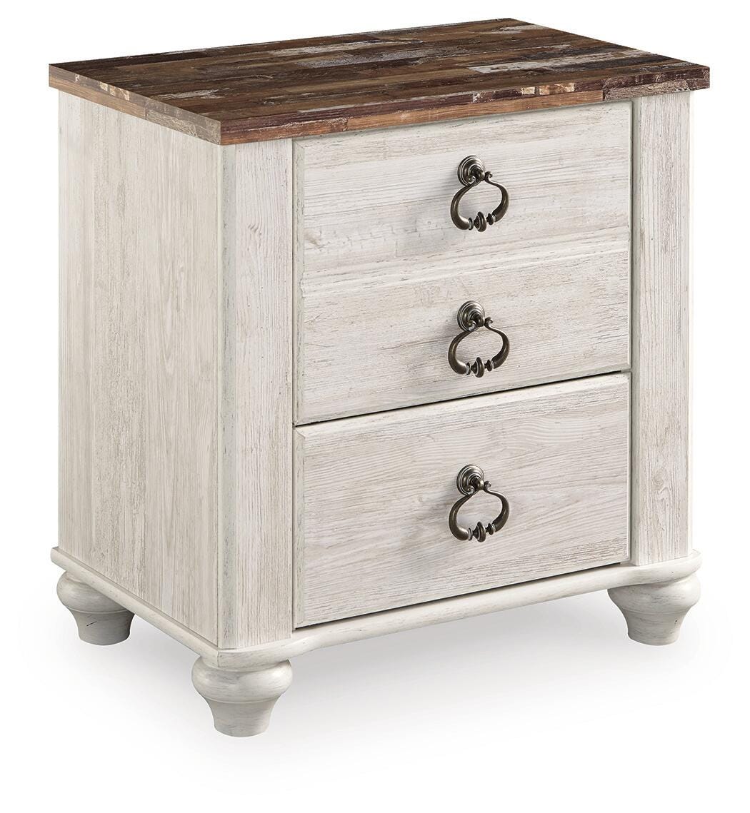 Willowton Nightstand - Beige (1)