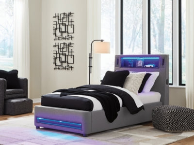 Verishaw Twin Upholstered Bed