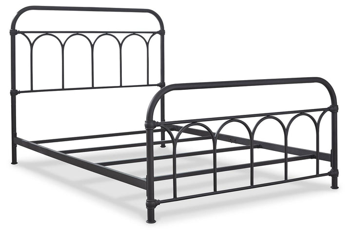 Nashburg Full Metal Bed - Black (5)