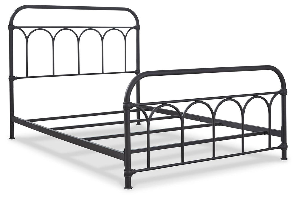 Nashburg Full Metal Bed - Black (5)