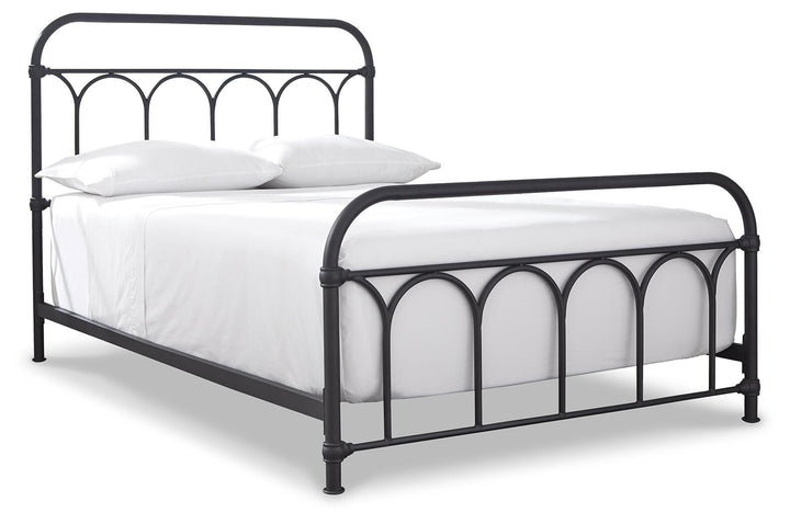 Nashburg Full Metal Bed - Black (1)