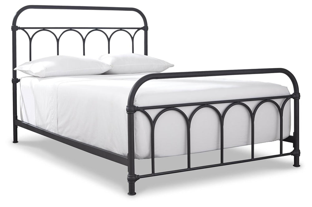 Nashburg Full Metal Bed - Black (1)