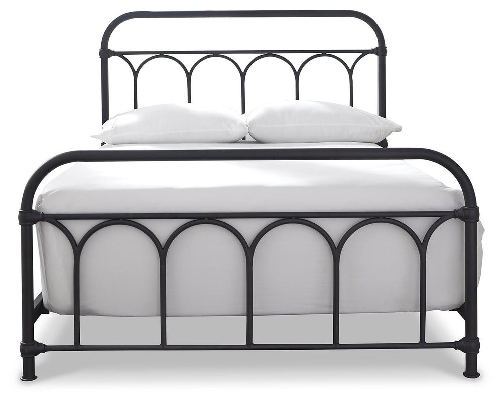 Nashburg Full Metal Bed - Black (3)