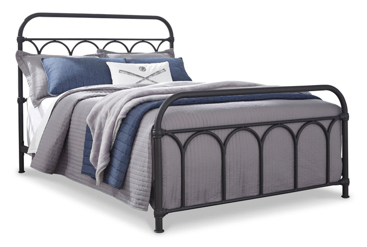 Nashburg Full Metal Bed - Black (6)