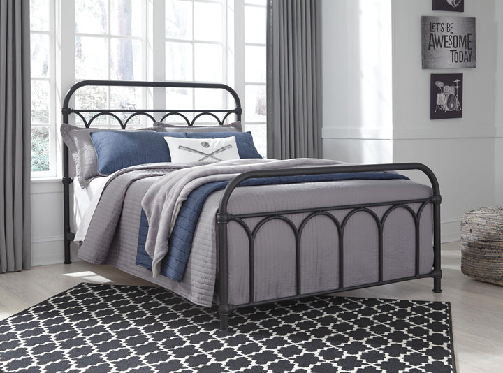 Nashburg Full Metal Bed - Black (7)