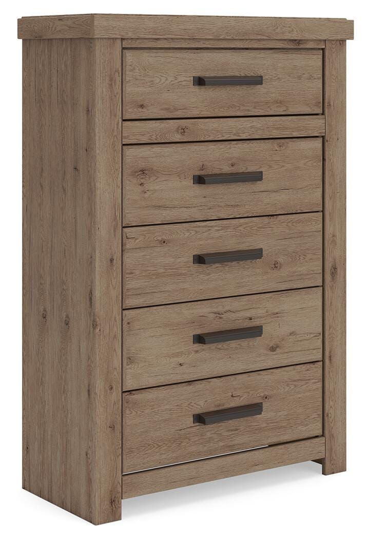 Oliandon Chest of Drawers - Light Brown (1)