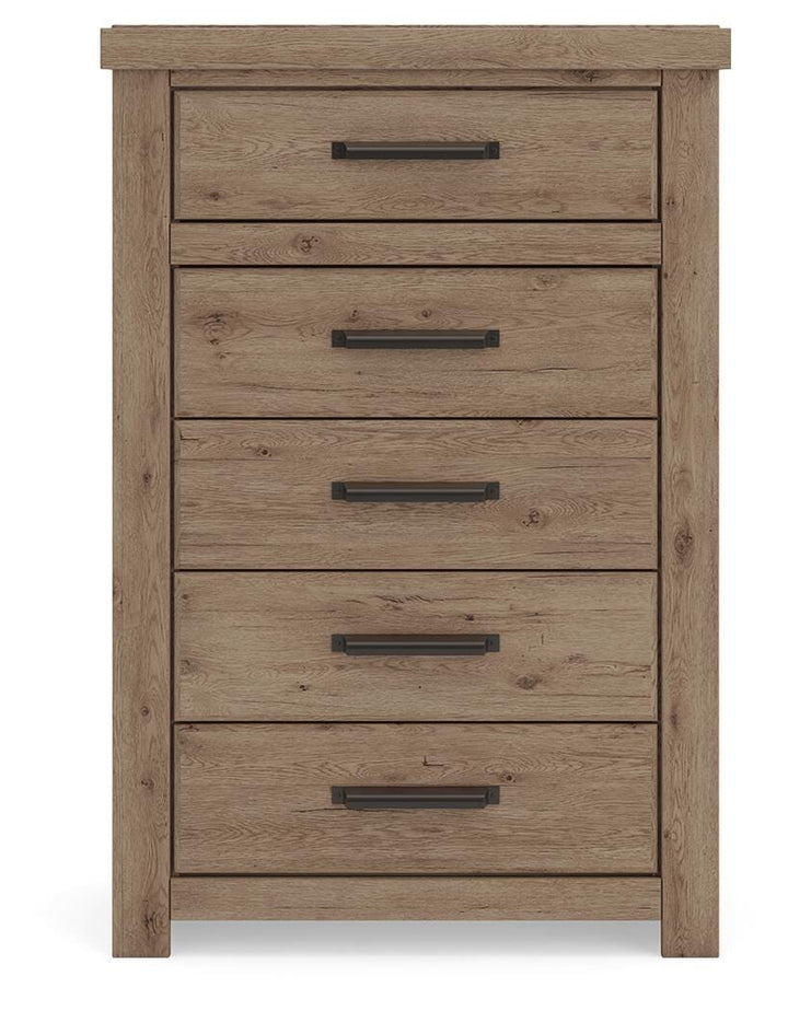 Oliandon Chest of Drawers - Light Brown (3)