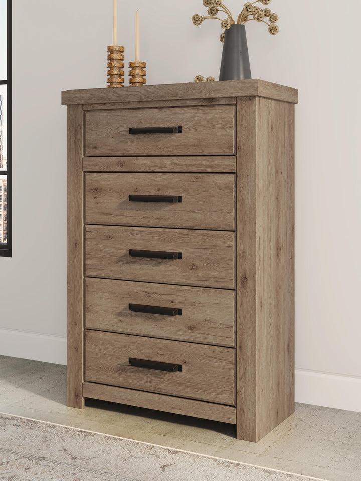Oliandon Chest of Drawers - Light Brown (2)