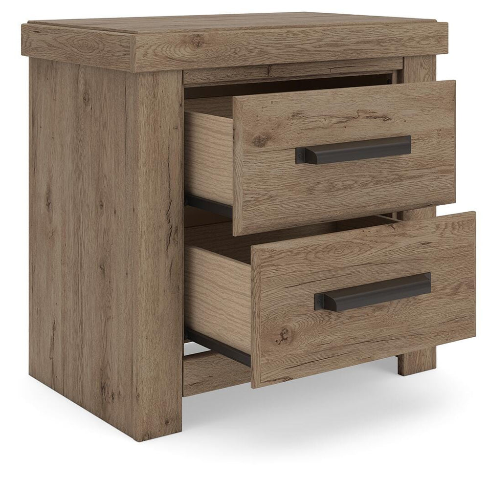 Oliandon Nightstand - Light Brown (4)