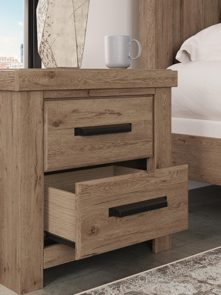 Oliandon Nightstand - Light Brown (3)