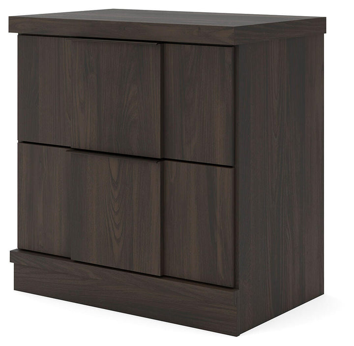 Shaehartin Nightstand - Dark Brown (3)