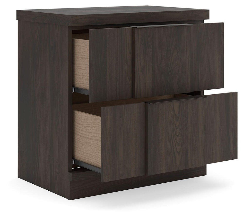 Shaehartin Nightstand - Dark Brown (4)