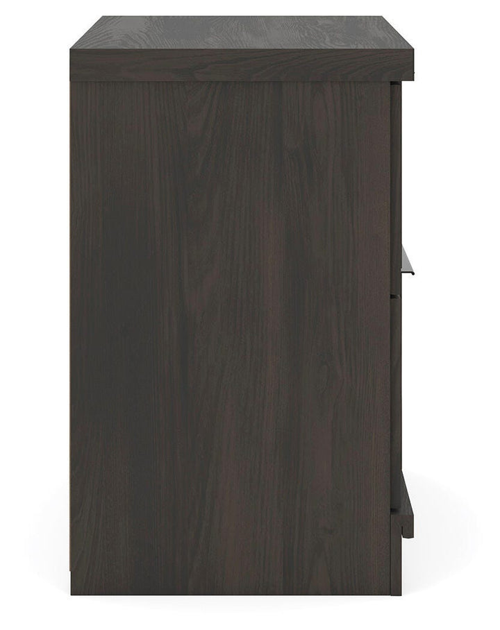 Shaehartin Nightstand - Dark Brown (7)