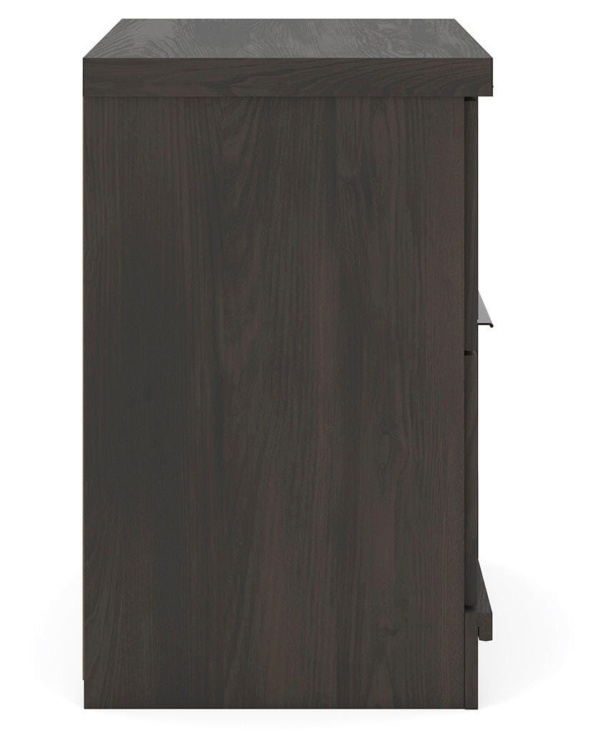 Shaehartin Nightstand - Dark Brown (7)