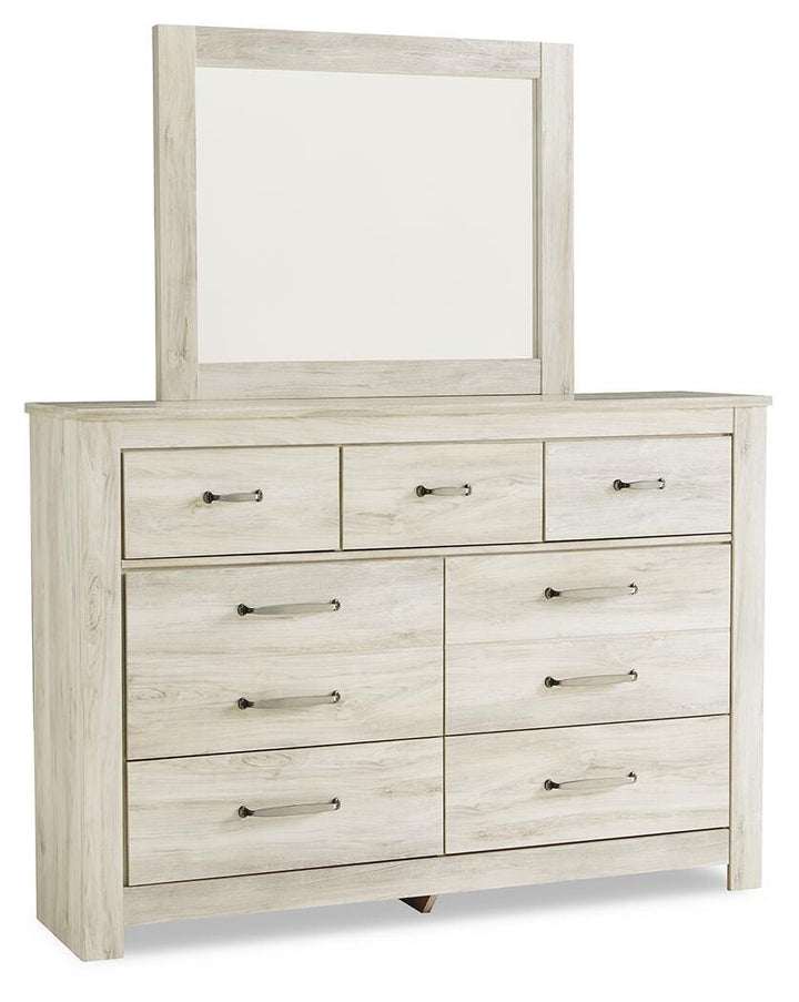 Bellaby Dresser and Mirror - Whitewash (2)
