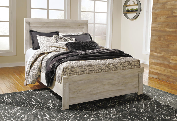 Bellaby Queen Panel Bed, Dresser, Mirror, and Nightstand - Whitewash (10)