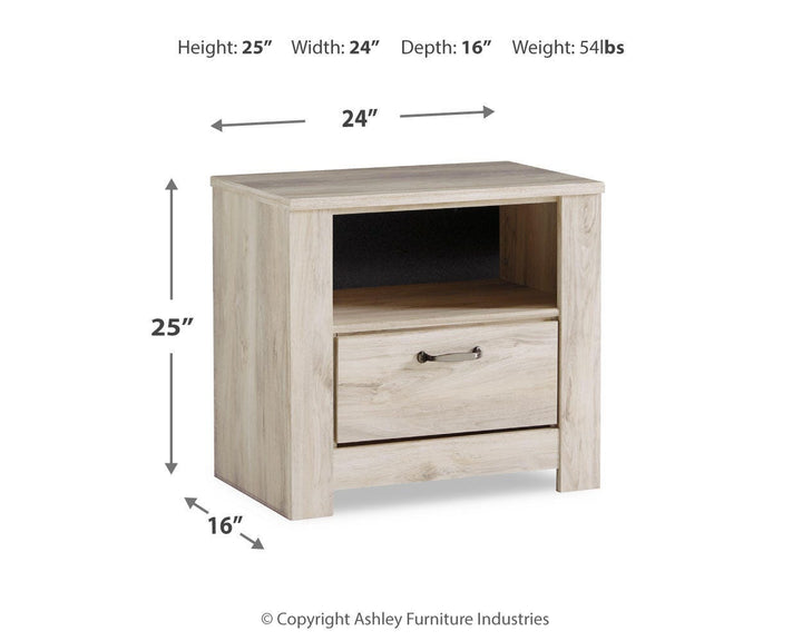 Bellaby Nightstand - Beige (4)