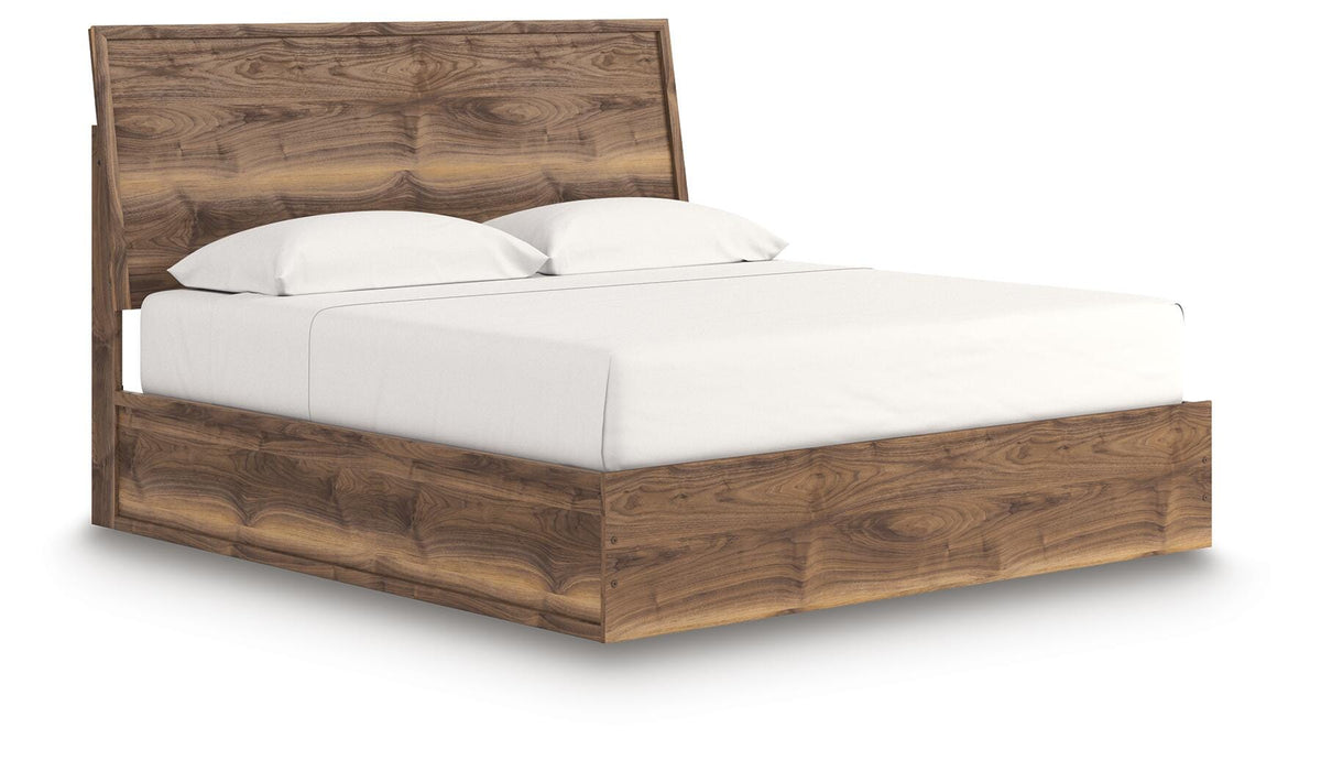 Chirason King Panel Bed - Brown (1)