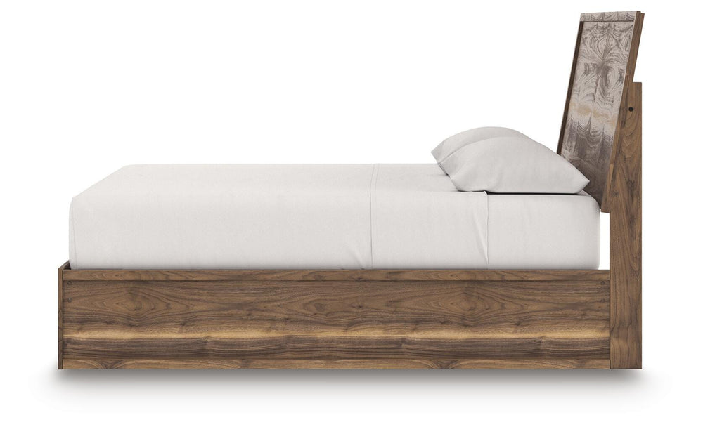 Chirason King Panel Bed - Brown (7)