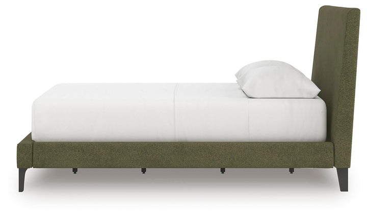 Chirason Full Upholstered Bed with Roll Slats - Green (6)