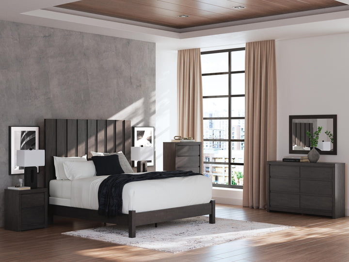 Fraluna Chest of Drawers - Dark Gray (11)