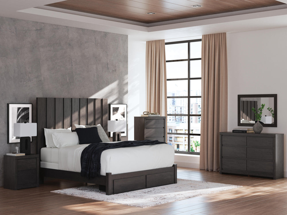 Fraluna Nightstand - Dark Gray (11)