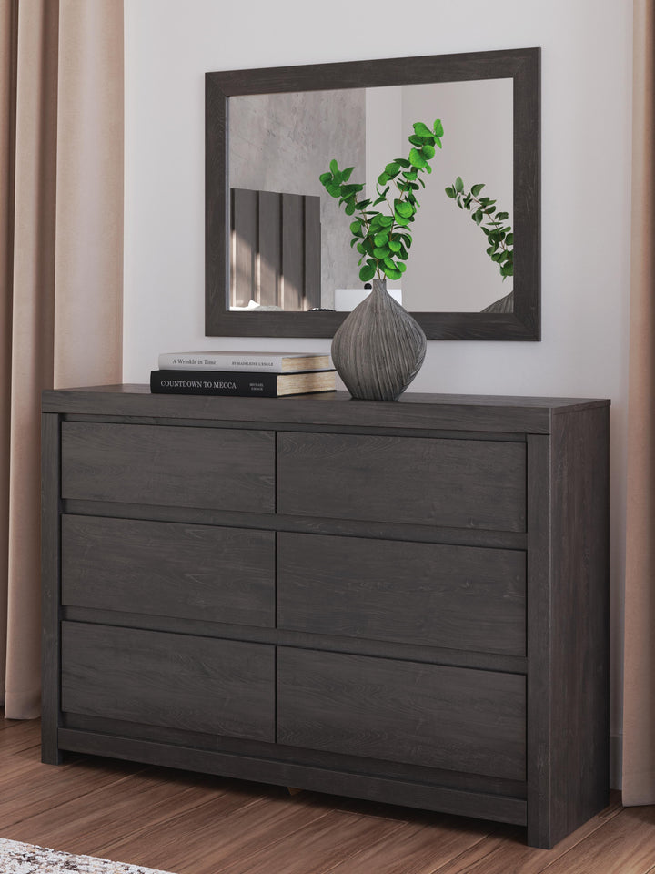Fraluna Queen Panel Bed, Dresser and Mirror (16)