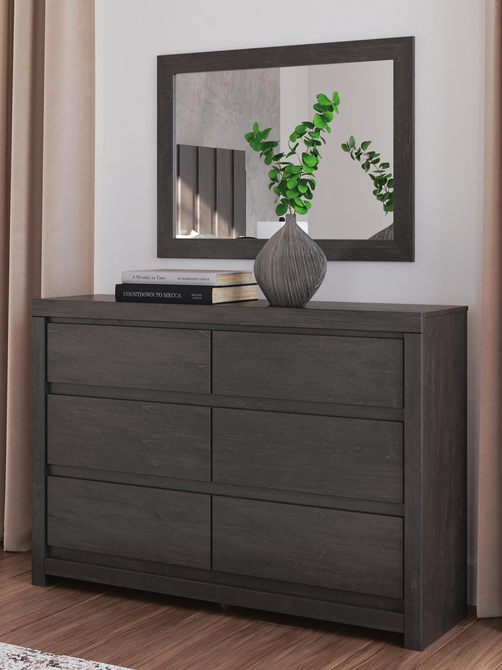 Fraluna Queen Panel Bed, Dresser and Mirror (16)