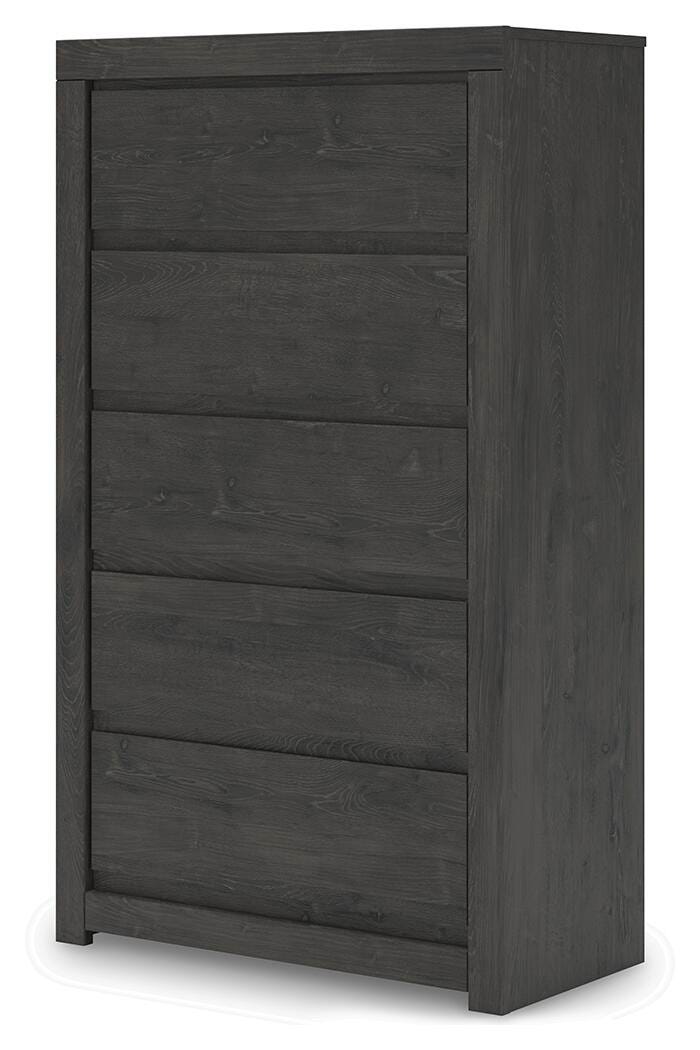 Fraluna Chest of Drawers - Dark Gray (3)
