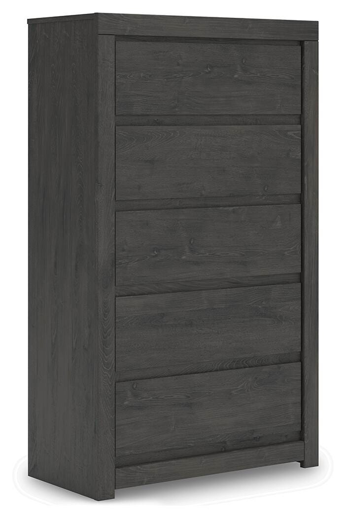 Fraluna Chest of Drawers - Dark Gray (1)