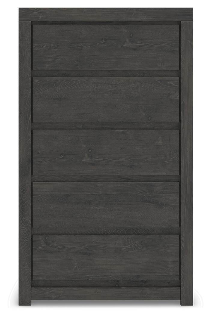 Fraluna Chest of Drawers - Dark Gray (5)