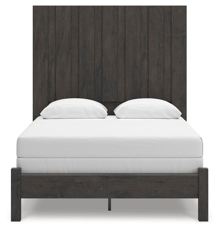 Fraluna Queen Panel Bed - Dark Gray (4)