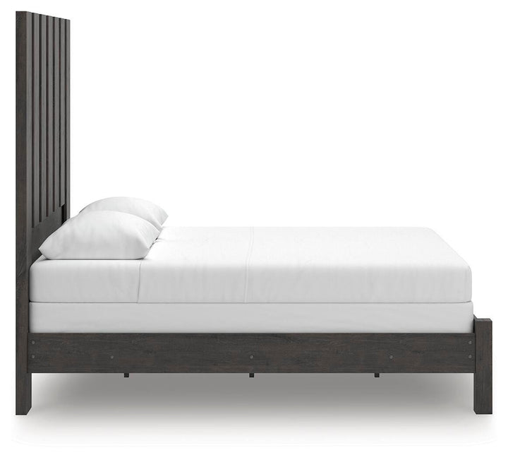Fraluna Queen Panel Bed - Dark Gray (7)