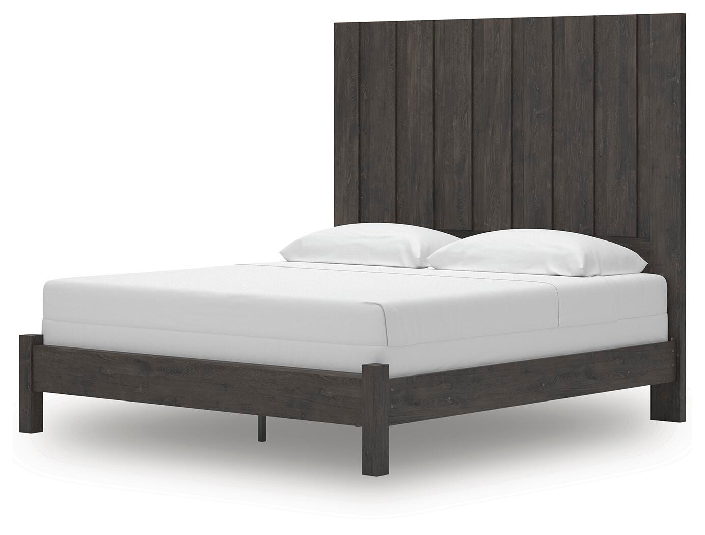 Fraluna King Panel Bed - Dark Gray (2)