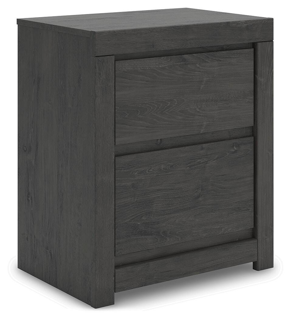 Fraluna Nightstand - Dark Gray (1)