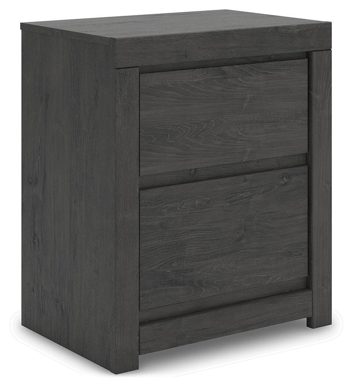 Fraluna Nightstand - Dark Gray (1)