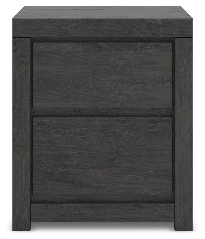 Fraluna Nightstand - Dark Gray (5)