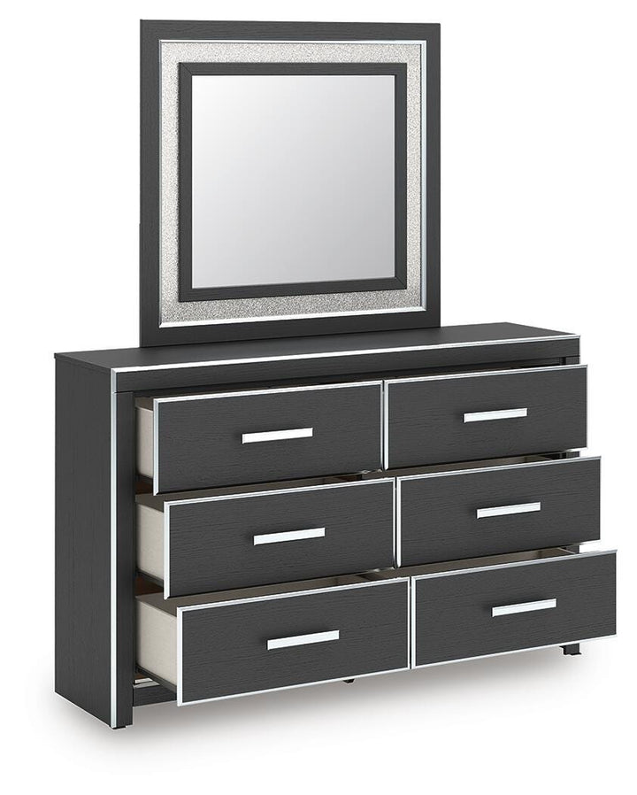 Zuraleus King Storage Bed, Dresser, Mirror, Chest and Nightstand (4)