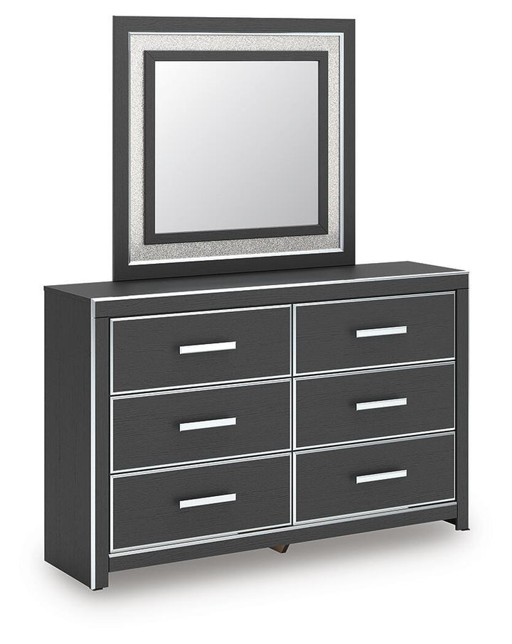 Zuraleus King Storage Bed, Dresser, Mirror, Chest and Nightstand (3)
