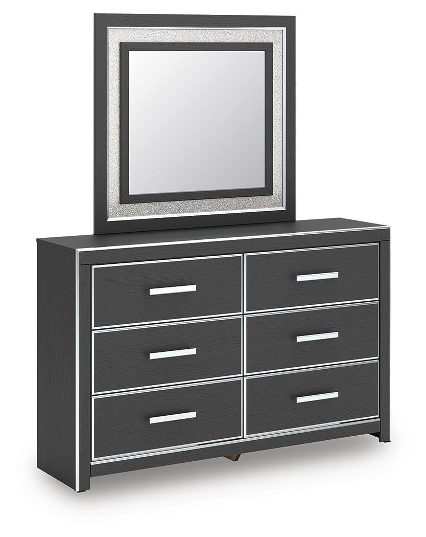 Zuraleus King Storage Bed, Dresser, Mirror, Chest and Nightstand (3)