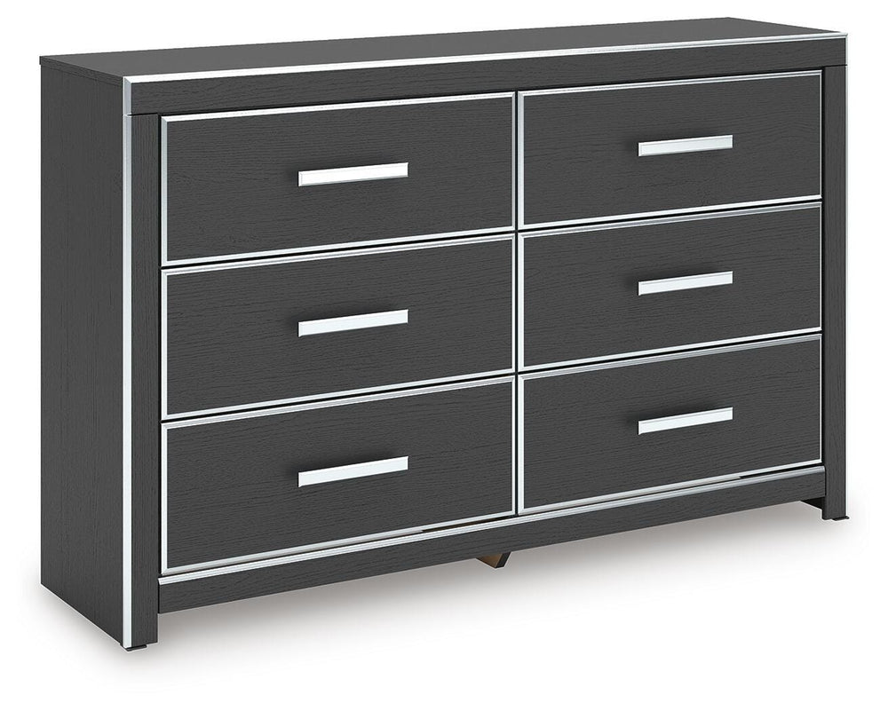 Zuraleus King Upholstered Bed, Dresser, Mirror and Nightstand