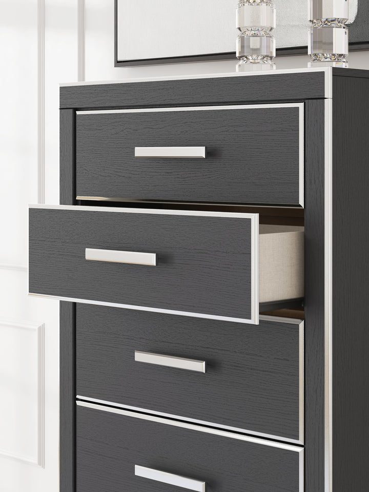 Zuraleus Chest of Drawers - Black (6)