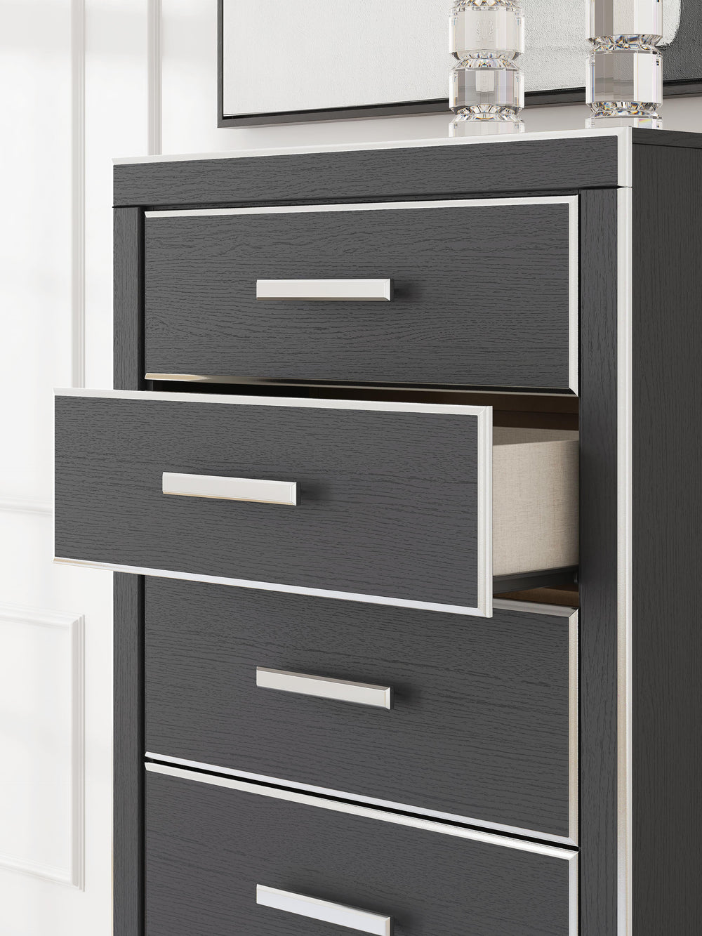 Zuraleus Chest of Drawers - Black (6)