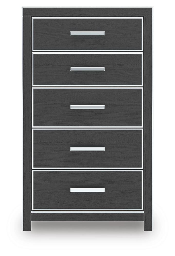 Zuraleus Chest of Drawers - Black (4)