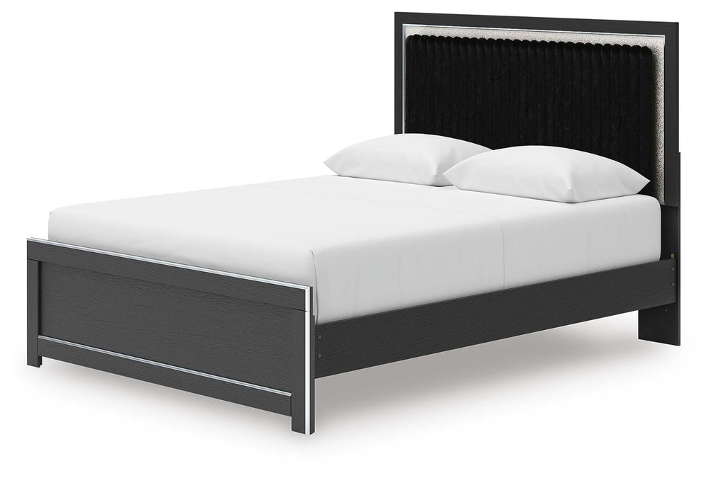 Zuraleus Queen Upholstered Bed, Dresser, Mirror and Nightstand (14)
