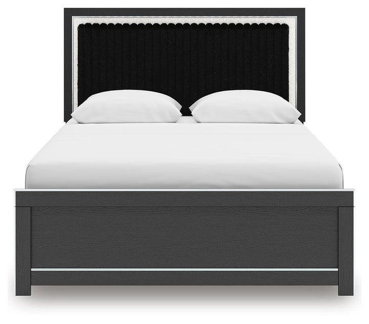 Zuraleus Queen Upholstered Bed, Dresser, Mirror and Nightstand (9)